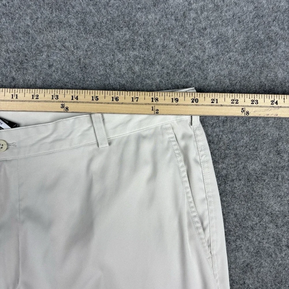 Nike Dri Fit Golf Pants Mens 40x30 (Fits 40x28) Light Khaki Athletic Chino EUC